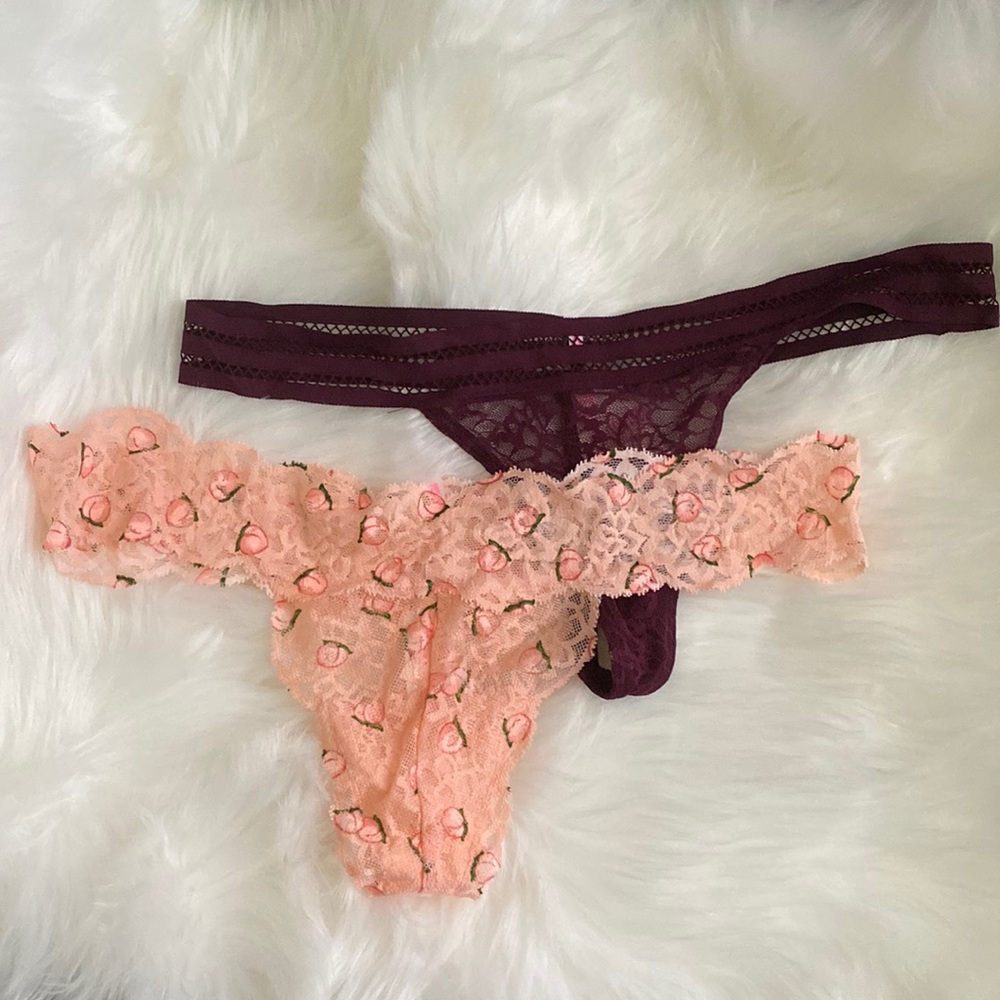 NWT PINK Set of 2 Thongs